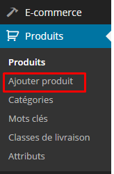 ajouter un produit